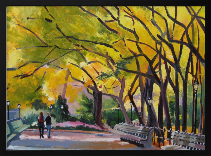 Central Park Autumn - Stretched Canvas, Poster or Fine Art Print I Heart Wall Art