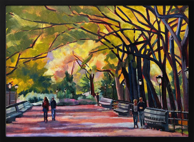 Mall At Central Park - Stretched Canvas, Poster or Fine Art Print I Heart Wall Art