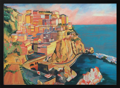 Manarola Italy - Stretched Canvas, Poster or Fine Art Print I Heart Wall Art