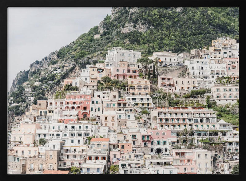 Positano at the Amalfi Coast - Stretched Canvas, Poster or Fine Art Print I Heart Wall Art