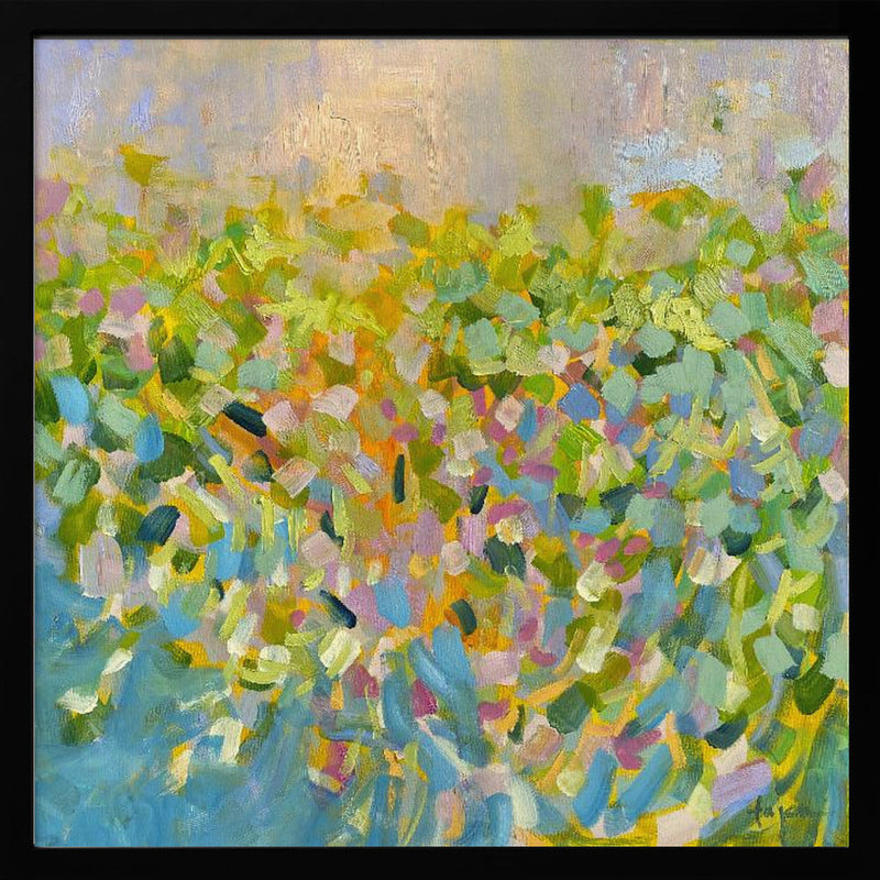 Colorful Reflections - Square Stretched Canvas, Poster or Fine Art Print I Heart Wall Art