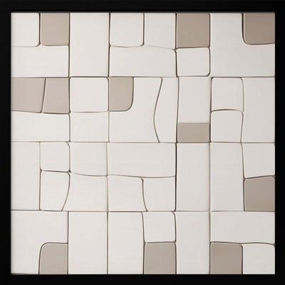 Pieces VI - Square Stretched Canvas, Poster or Fine Art Print I Heart Wall Art