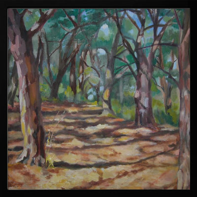 Cape Cod Forest - Square Stretched Canvas, Poster or Fine Art Print I Heart Wall Art