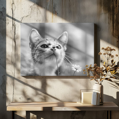 Curious - Stretched Canvas, Poster or Fine Art Print I Heart Wall Art