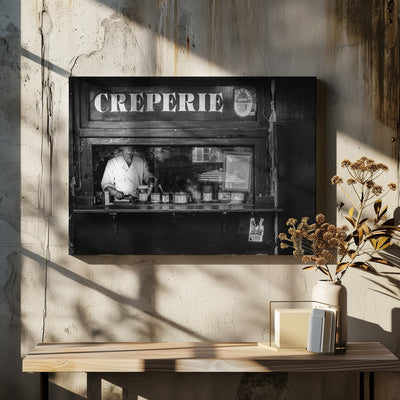 Creperie Montmartre - Stretched Canvas, Poster or Fine Art Print I Heart Wall Art