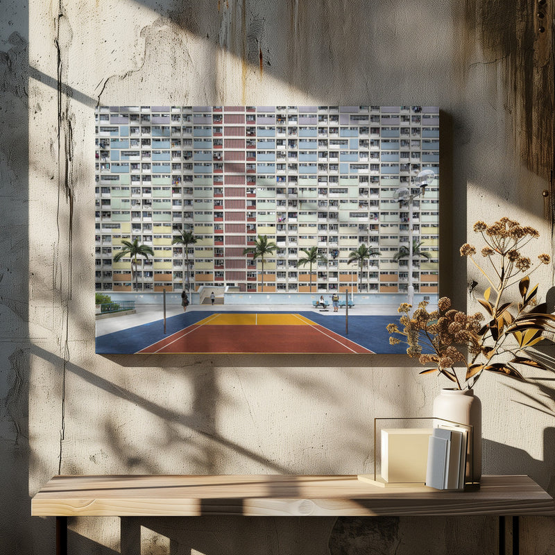 Choi Hung Estate - Stretched Canvas, Poster or Fine Art Print I Heart Wall Art