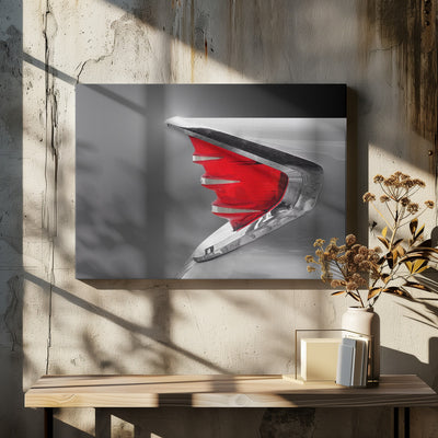 US classic car 1960 Fire flite tail fin abstract - Stretched Canvas, Poster or Fine Art Print I Heart Wall Art