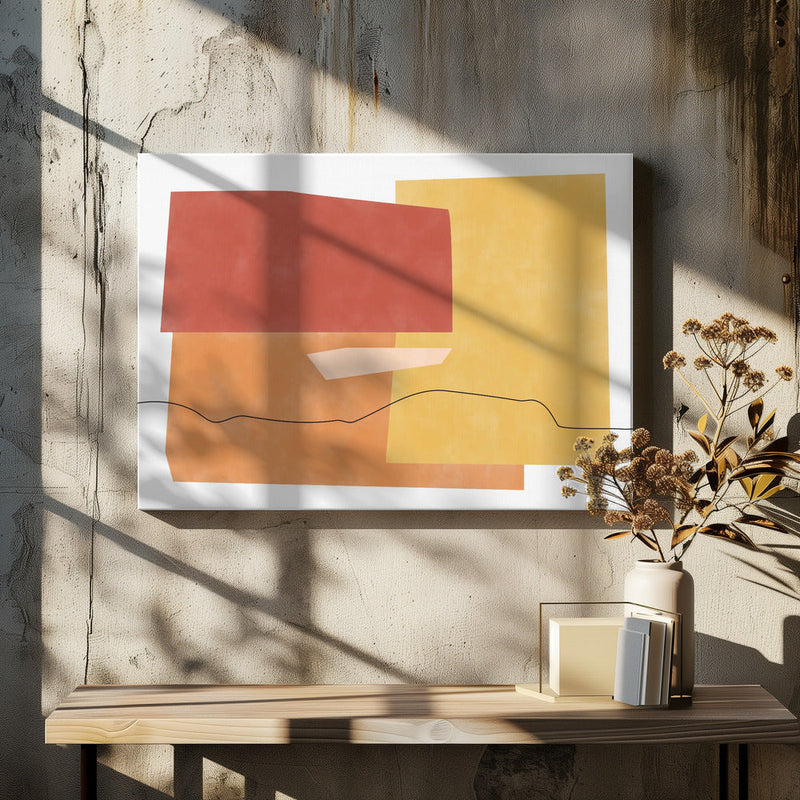 Abstract Horizons - Stretched Canvas, Poster or Fine Art Print I Heart Wall Art