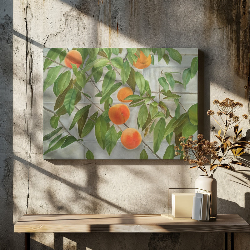 Peaches - Stretched Canvas, Poster or Fine Art Print I Heart Wall Art