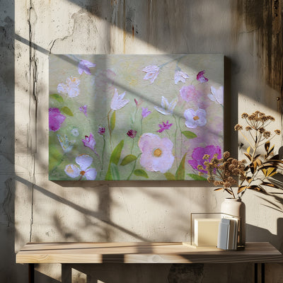 Summer Garden - Stretched Canvas, Poster or Fine Art Print I Heart Wall Art