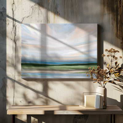 At Sunrise - Stretched Canvas, Poster or Fine Art Print I Heart Wall Art