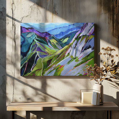 Alpine Trail - Stretched Canvas, Poster or Fine Art Print I Heart Wall Art