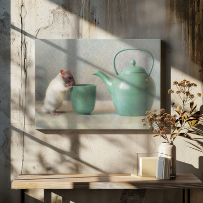 The Teapot - Stretched Canvas, Poster or Fine Art Print I Heart Wall Art