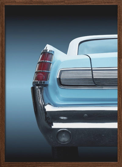 US classic car 1963 Bonneville - Stretched Canvas, Poster or Fine Art Print I Heart Wall Art