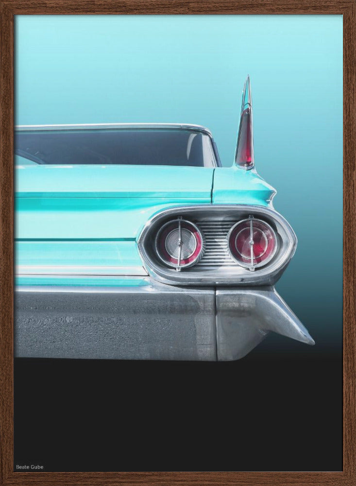 US classic car 1961 Sedan Deville - Stretched Canvas, Poster or Fine Art Print I Heart Wall Art