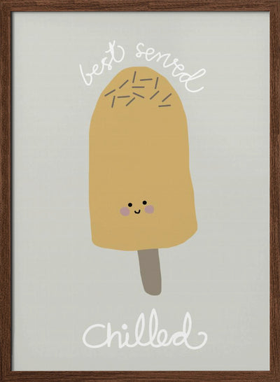 Chilled Ice Cream - Stretched Canvas, Poster or Fine Art Print I Heart Wall Art