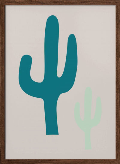 Cactus Beige - Stretched Canvas, Poster or Fine Art Print I Heart Wall Art