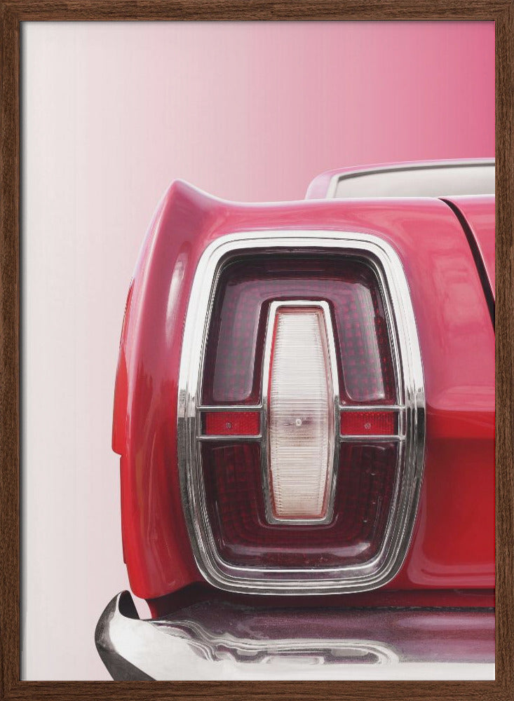 US classic car fair lane 1968 taillight abstract - Stretched Canvas, Poster or Fine Art Print I Heart Wall Art