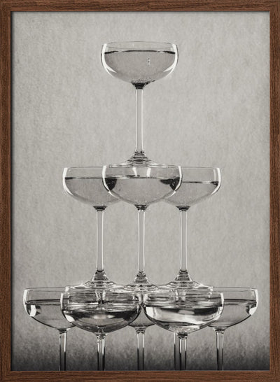 Champagne tower_9 - Stretched Canvas, Poster or Fine Art Print I Heart Wall Art