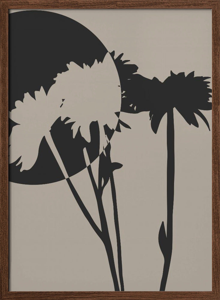 Abstract Flower  01 - Stretched Canvas, Poster or Fine Art Print I Heart Wall Art