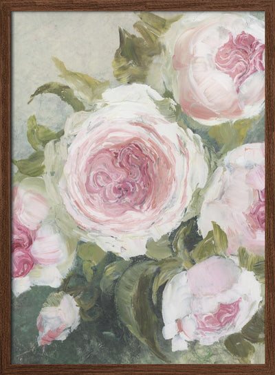 Freyia painterly florals - Stretched Canvas, Poster or Fine Art Print I Heart Wall Art