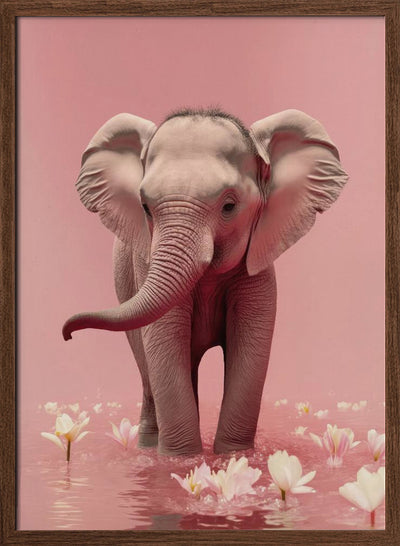 Young Elephant - Stretched Canvas, Poster or Fine Art Print I Heart Wall Art