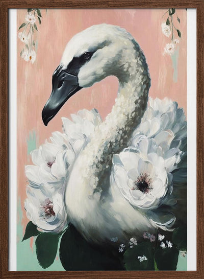 The Swan - Stretched Canvas, Poster or Fine Art Print I Heart Wall Art