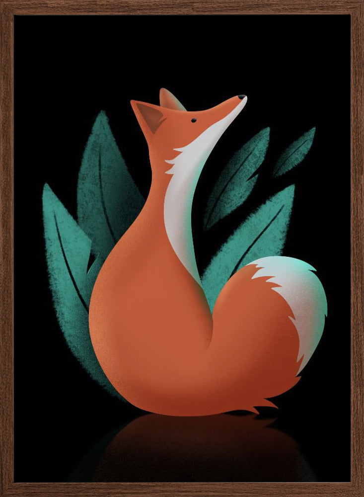 Foxy Trot - Stretched Canvas, Poster or Fine Art Print I Heart Wall Art