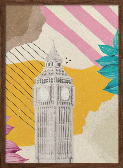 London Vibes - Stretched Canvas, Poster or Fine Art Print I Heart Wall Art