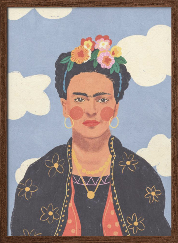 Frida 2 - Stretched Canvas, Poster or Fine Art Print I Heart Wall Art