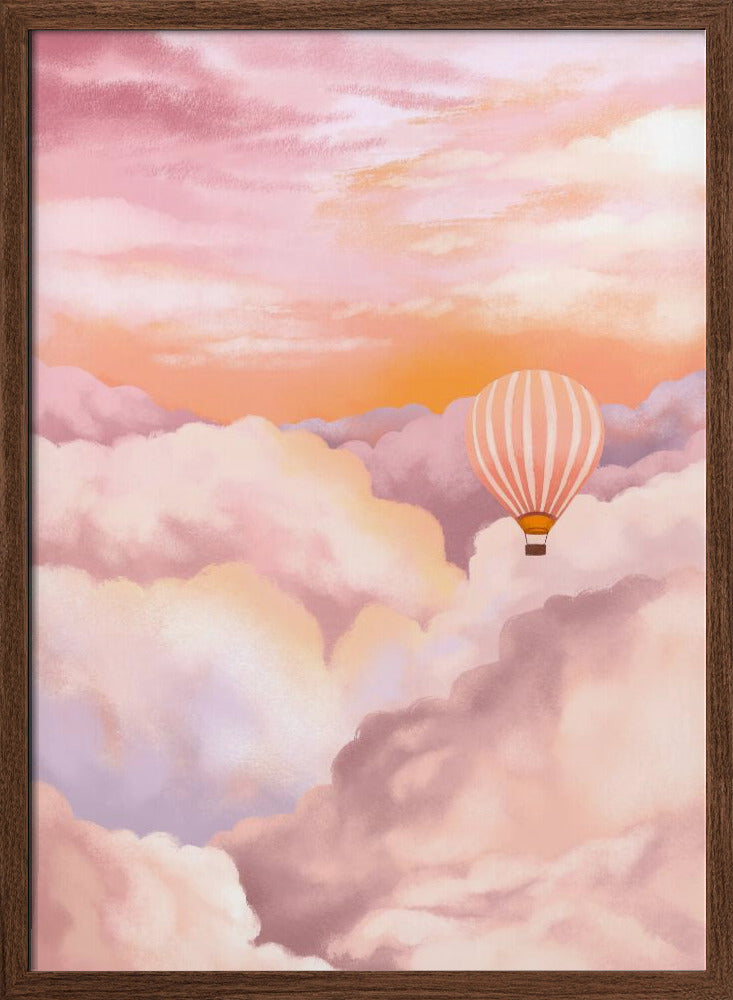 In the Clouds - Stretched Canvas, Poster or Fine Art Print I Heart Wall Art