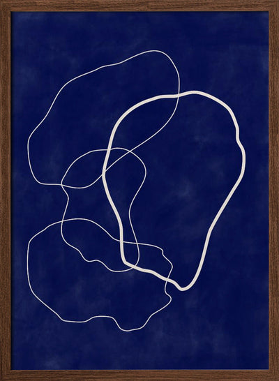 Minimalist Design with Organic Shapes - Stretched Canvas, Poster or Fine Art Print I Heart Wall Art