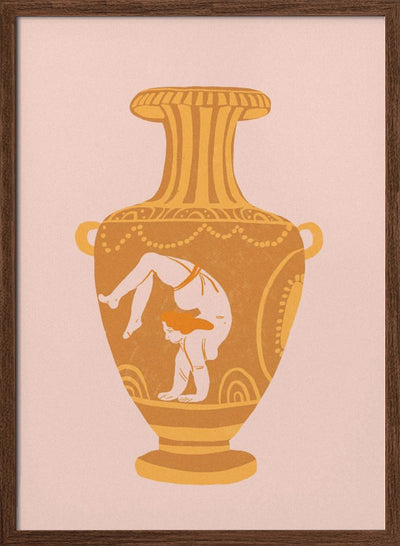 Yoga vase - Stretched Canvas, Poster or Fine Art Print I Heart Wall Art