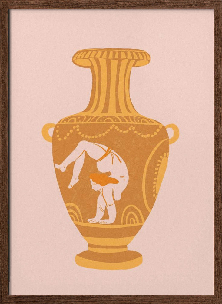 Yoga vase - Stretched Canvas, Poster or Fine Art Print I Heart Wall Art