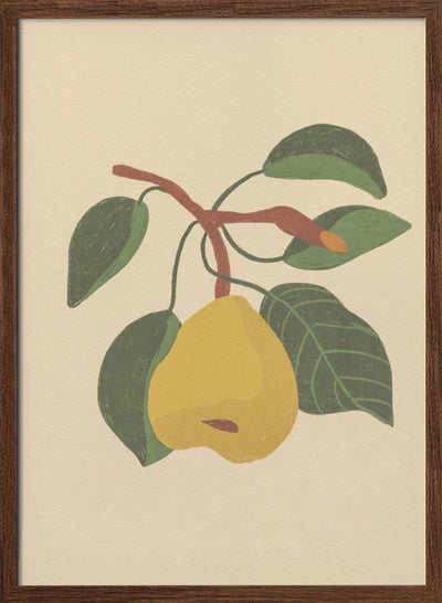 Pear - Stretched Canvas, Poster or Fine Art Print I Heart Wall Art