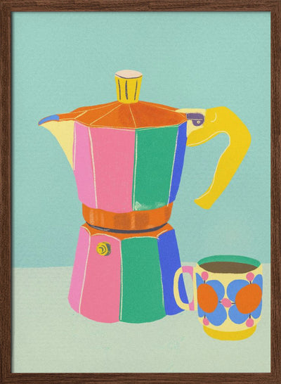 Cup of coffee - Stretched Canvas, Poster or Fine Art Print I Heart Wall Art