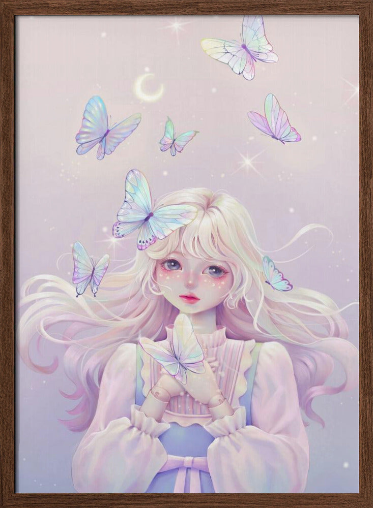 Fantasy Fairy Doll - Stretched Canvas, Poster or Fine Art Print I Heart Wall Art