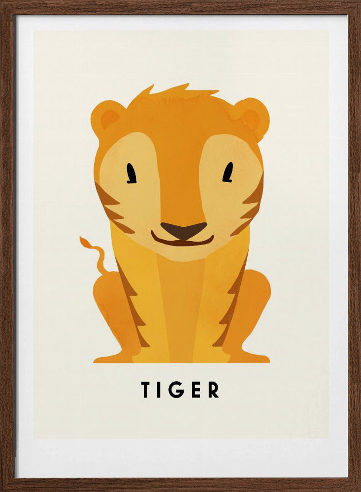 Tiger - Stretched Canvas, Poster or Fine Art Print I Heart Wall Art