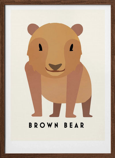 Bear - Stretched Canvas, Poster or Fine Art Print I Heart Wall Art