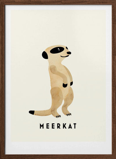 Meerkat - Stretched Canvas, Poster or Fine Art Print I Heart Wall Art