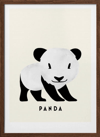 Panda - Stretched Canvas, Poster or Fine Art Print I Heart Wall Art