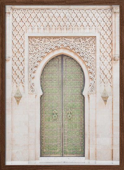 Moroccan Door - Stretched Canvas, Poster or Fine Art Print I Heart Wall Art