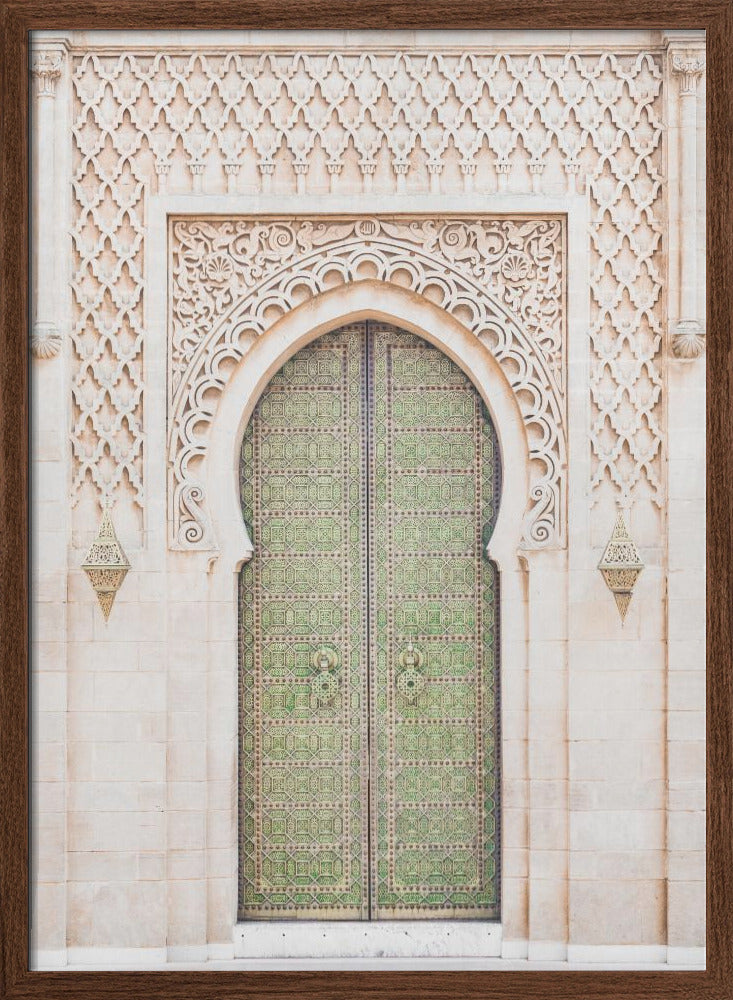 Moroccan Door - Stretched Canvas, Poster or Fine Art Print I Heart Wall Art