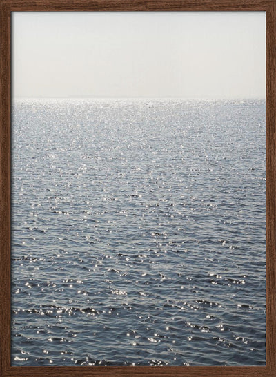 Sunkissed Ocean - Stretched Canvas, Poster or Fine Art Print I Heart Wall Art