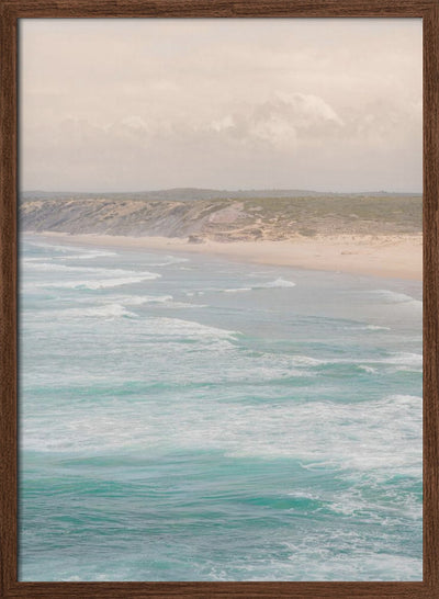 Bordeira's Beach - Stretched Canvas, Poster or Fine Art Print I Heart Wall Art