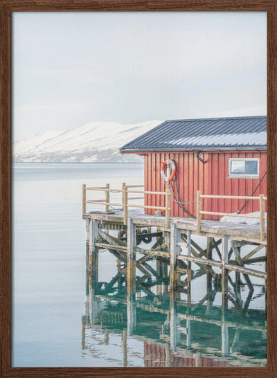 Winter in Norway - Stretched Canvas, Poster or Fine Art Print I Heart Wall Art