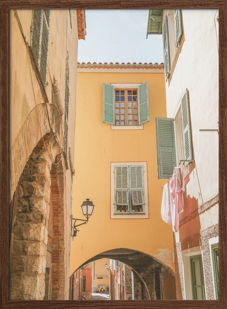 Summer in Menton - Stretched Canvas, Poster or Fine Art Print I Heart Wall Art