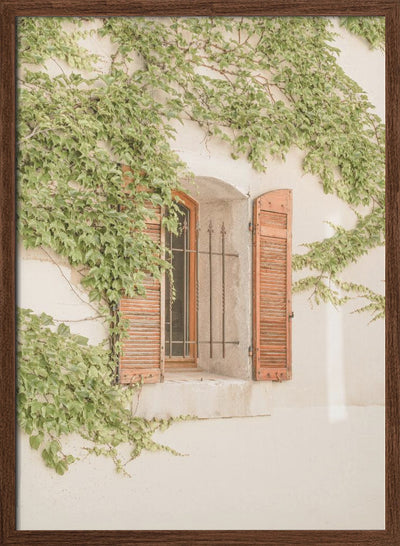 French Shutters - Stretched Canvas, Poster or Fine Art Print I Heart Wall Art