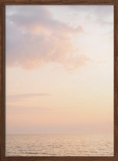 Pastel Color Sunset - Stretched Canvas, Poster or Fine Art Print I Heart Wall Art