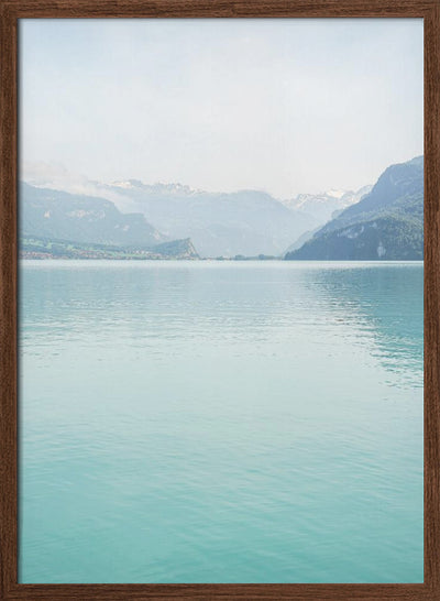 Lake Brienz - Stretched Canvas, Poster or Fine Art Print I Heart Wall Art